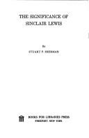 The significance of Sinclair Lewis