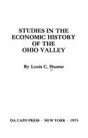 Studies in the economic history of the Ohio Valley