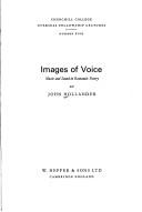 Images of voice: music and sound in Romantic poetry