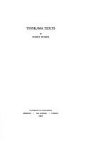 Tonkawa texts