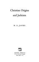 Christian origins and Judaism