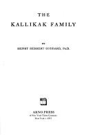 The Kallikak Family