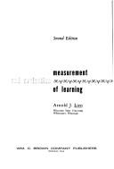 Measurement and evaluation of learning