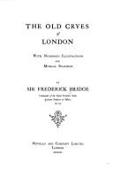 The old cryes of London