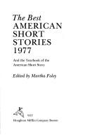 The Best American Short Stories 1977