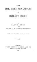 Life Times and Labours of Robert Owen/2 Volumes in 1