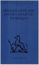 Primary love and psycho-analytic technique