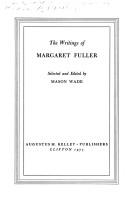 The writings of Margaret Fuller