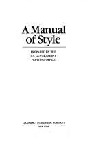 Manual of style