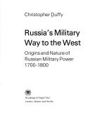 Russia's Military Way to the West