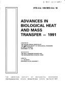Advances in biological heat and mass transfer, 1991