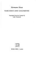 Narcissus and Goldmund