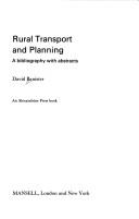 Rural Transport and Planning