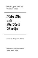 Rede me and be nott wrothe