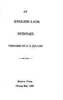 An English-Laos dictionary