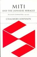 MITI and the Japanese miracle