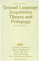 Second Language Acquisition Theory and Pedagogy
