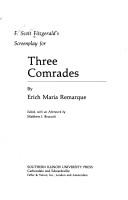 F. Scott Fitzgerald's Screenplay for Three Comrades