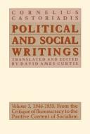 Political and Social Writings, 1946-1955