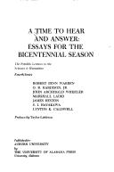 A Time to Hear and Answer