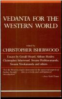 Vedanta for the Western World