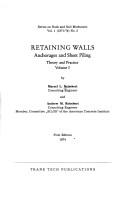 Retaining walls: anchorages and sheet piling