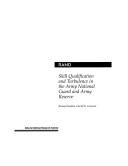 Skill qualification and turbulence in the Army National Guard and Army Reserve