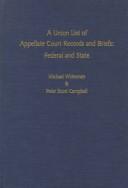 A union list of appellate court records and briefs