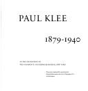 Paul Klee, 1879-1940, in the collection of the Solomon R. Guggenheim Museum, New York
