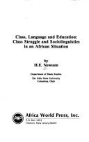Class Language & Education