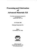 Processing & Fabrication of Advanced Materials