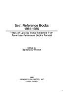 Best Reference Books, 1981-1985