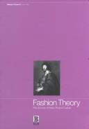 Fashion Theory: Volume 3, Issue 2