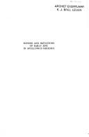 Echoes and imitations of early epic in Apollonius Rhodius