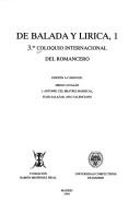 De balada y lírica