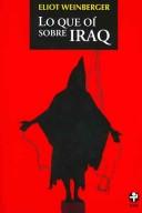 Lo que oi sobre Iraq/ What Happened Here
