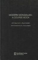 Modern Mongolian