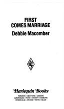 First Comes Marriage