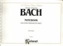 Notebook for Anna Magdalena Bach