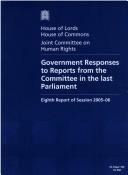 Government responses to reports from the Committee in the last Parliament