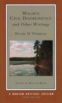 Walden, Civil disobedience, and other writings