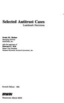 Selected antitrust cases