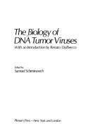 Biology of the DNA Tumor Viruses (Milestones in Current Research; V. 1)