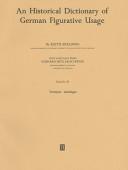 An Historical Dictionary of German Figurative Usage