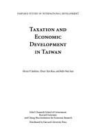 Taxation and economic development in Taiwan