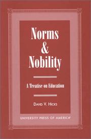 Norms & nobility : a treatise on education