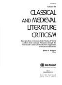 Classical and Medieval Literature Criticism