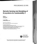 Remote Sensing and Modeling of Ecosystems for Sustainability II