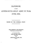 Handbook of the Austro-Hungarian Army in War, June 1918