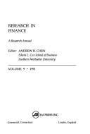 Research in Finance
